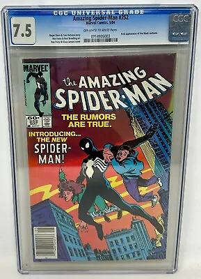 Buy Amazing Spider-Man 252 Slab Sealed Graded Comic Book CGC Universal Grade VF- 7.5 • 155.31£