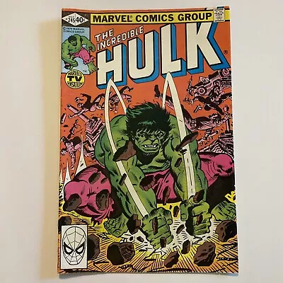 Buy *** Incredible Hulk # 245 *** Bronze Age Marvel Comics 1980 … FN • 2.32£