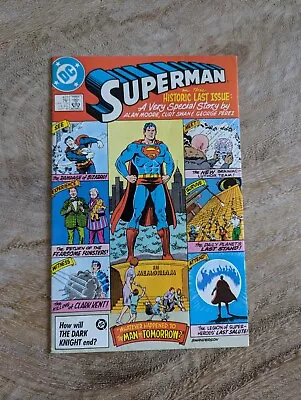 Buy Superman #423 Last Issue Alan Moore DC 1986 • 15.99£