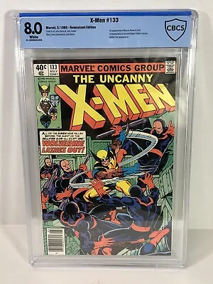 Buy X-MEN #133 1st Logan WOLVERINE Solo Cover 1980 HELLFIRE BLACK QUEEN CBCS  8.0 • 100.95£