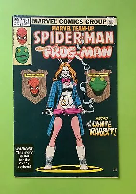 Buy Marvel Team-Up #131 | July 1983 | Spider-Man | Frog-Man | 1st App. White Rabbit • 14£