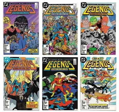 Buy Legends #1-6 : NM- : Complete Set : 1st New Captain Marvel, New Suicide Squad • 43.50£