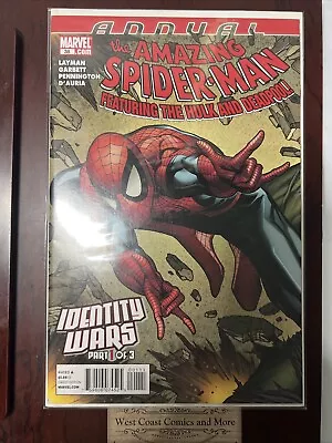 Buy Amazing Spider-Man Annual 38 (2011) Deadpool, Hulk Identity Wars Part 1 Nice FS • 17.77£