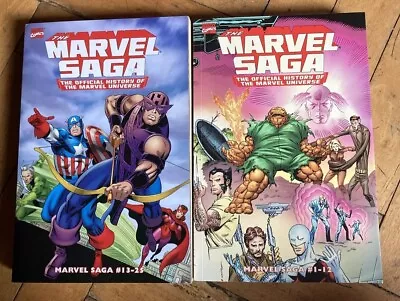 Buy MARVEL ESSENTIALS Marvel Saga Vol 1 2 History Of Marvel Universe 2008 • 20£