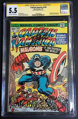 Buy Captain America #193 1st  Madbomb. Stan Lee SS CGC 5.5 1595829006 • 600£