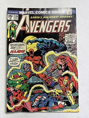 Buy Avengers #126 Marvel Comics 1974 Vision Black Panther • 3.88£