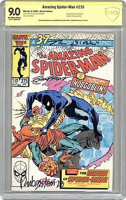 Buy Amazing Spider-Man #275 CBCS 9.0 SS Rubinstein/Frenz/DeFalco 1986 23-211DCD8-003 • 97.08£