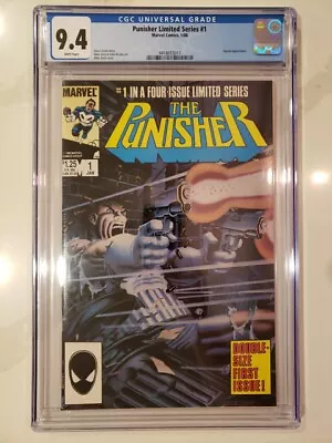 Buy Punisher Limited Series 1 CGC 9.4 Marvel Comics 1986 • 100.96£