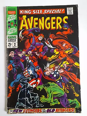 Buy Avengers Annual #2 Sept 1968 Good/VGC 3.0 Original And The New Avengers Battle • 19.99£