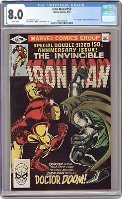 Buy Iron Man #150 CGC 8.0 1981 4387187019 • 65.24£