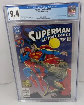 Buy Action Comics 683 CGC 9.4 • 46.60£
