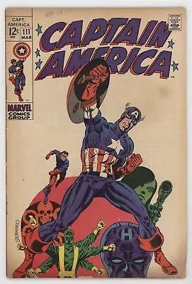 Buy Captain America 111 Marvel 1969 GD VG Jim Steranko 1st Madame Hydra • 42.71£