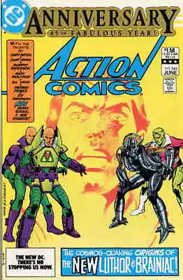 Buy Action Comics #544 FN; DC | Superman 1983 Lex Luthor Brainiac - We Combine Shipp • 19.43£