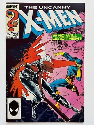 Buy Uncanny X-Men #201 (1986) 1st Appearance Of Baby Cable VF Range Dust Shadow • 11.64£