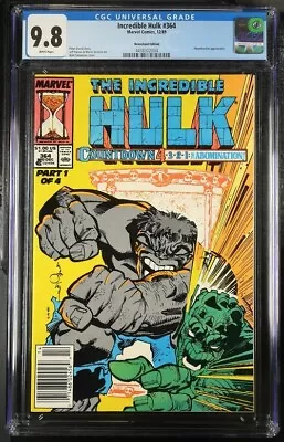 Buy Incredible Hulk #364 CGC 9.8 1 Of 1 Newsstand Variant 1st App Madman WP 1989 • 115.71£