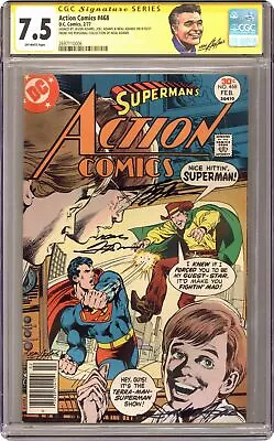 Buy Action Comics #468 CGC 7.5 SS Jason Adams/Joel Adams/Neal Adams 1977 2697110006 • 683.42£