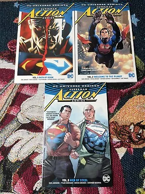 Buy Superman Action Comics Vol. 1,2,3 Path Of Doom;Welcome To The Planet(DC)-TPB • 15.52£