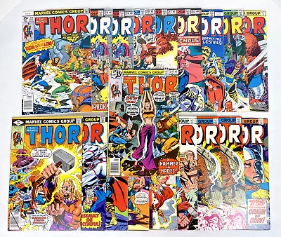 Buy The Mighty Thor Comic Lot (20 COMICS) *SEE DESCRIPTION* (1978-1980, Marvel) VF+ • 46.60£