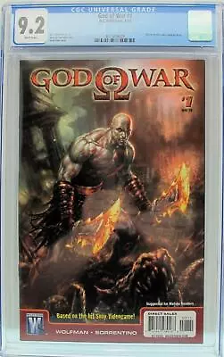 Buy God Of War #1 CGC 9.2 1st App Of God Of War In Comics Wildstorm Comics • 69.86£