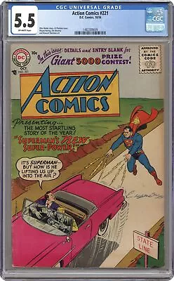 Buy Action Comics #221 CGC 5.5 1956 1482309009 • 217.45£
