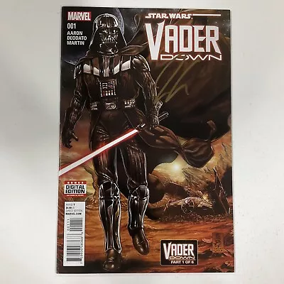 Buy Star Wars Vader Down 1 2016 Signed By Jason Aaron Marvel NM Near Mint • 15.52£