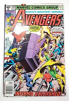 Buy Avengers #193 Newsstand (1980 Marvel) 9.0 Bronze Age Comic Inferno Unleashed • 7.56£