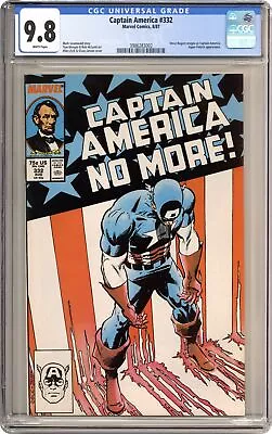 Buy Captain America #332D CGC 9.8 1987 3986283002 • 205.80£