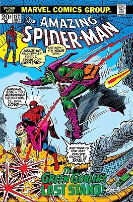 Buy 🔥🕷 AMAZING SPIDER-MAN #122 FACSIMILE EDITION Exclusive FOIL Variant • 15.53£