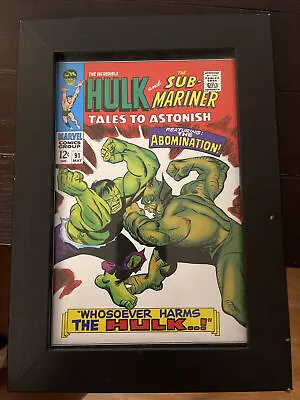 Buy Tales To Astonish Featuring The Abomination # 91 Limited Edition Framed Picture • 3.89£