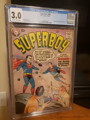 Buy Superboy 68 Cgc 3.0- Origin And 1st App. Bizarro • 368.89£