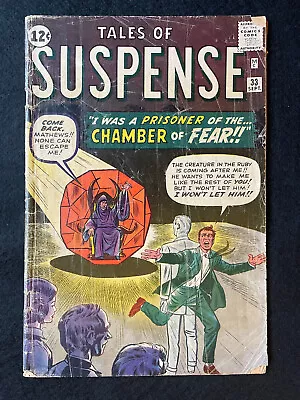 Buy Tales Of Suspense #33 (1962) Key Issue! Stan Lee Jack Kirby Steve Ditko Hulk • 23.26£