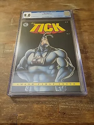 Buy The Tick #1 (New Engl. Comics 1988)  1st Print CGC 9.0, White Pages, Ben Edlund • 135.91£