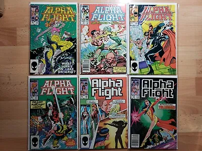 Buy Alpha Flight Comic Lot #14 #15 #16 #17 #18 And #19 • 5.43£