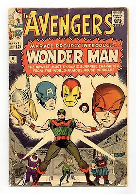 Buy Avengers #9 GD+ 2.5 1964 1st App. Wonder Man • 89.31£