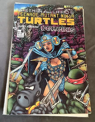 Buy Teenage Mutant Ninja Turtles TMNT #8 Mirage 1986-Cerebus • 8.53£