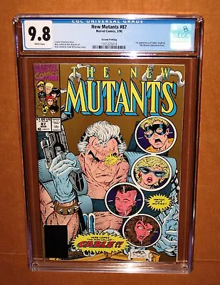 Buy New Mutants #87 (2nd Print) CGC 9.8 WHITE Pgs 14 Pix BEST In CGC Census! Insured • 60.19£