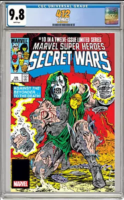 Buy Marvel Super Heroes Secret Wars #10 Facsimile (cgc 9.8 Presale) • 46.60£