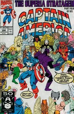 Buy Captain America #390 VF 1991 Stock Image • 2.64£