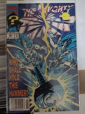 Buy Thor # 459 1992 Marvel  Key Apperance Ofthunderstrike   Eric Masterson News Vari • 7.77£