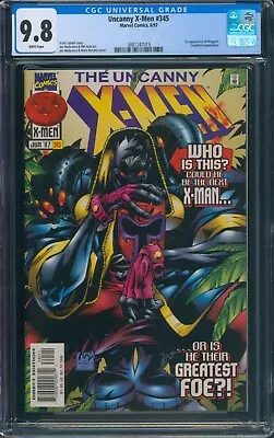 Buy Uncanny X-Men #345 - CGC 9.8 - NM/M - 1st Maggott - Only 77 In Pop!! • 56.68£