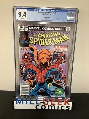 Buy Amazing Spider-Man #238 (1983) CGC Graded 9.4 (NM) White Pages, Newsstand, JG • 427.13£