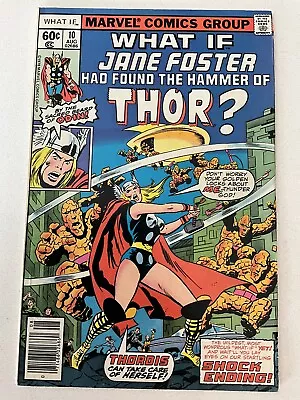 Buy WHAT-IF #10 Jane Foster 🔑 KEY 1st As Thor 🔥 Marvel Comic 1978 Bronze Age MCU • 35£