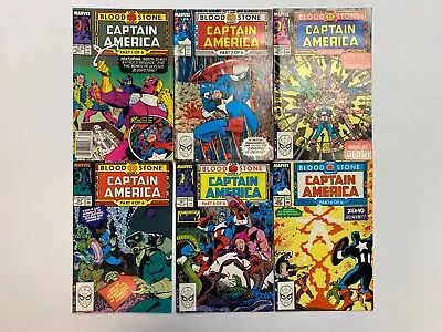 Buy Captain America #357-362 Set 1989 Bloodstone Hunt 1-6 Milgrom Marvel Comic Mj • 31.11£