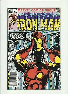 Buy Marvel Comics - Iron Man 170 VF- 1st Jim Rhodey As Iron Man! 1983 NEWSSTAND • 10.83£