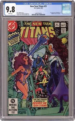 Buy New Teen Titans #23D CGC 9.8 1982 4087253016 1st App. Vigilante (not In Costume) • 163.09£