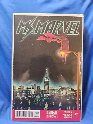 Buy MS. MARVEL #5 Marvel Comics 2014 Origin Kamala Khan 1st Cameo The Inventor VF/NM • 10.09£