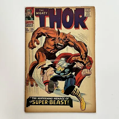 Buy Thor #135 1966 VG Pence Copy **Brittle Spine** • 18£