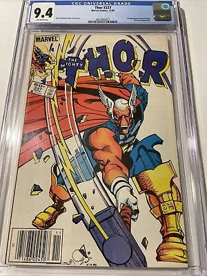 Buy Thor 337 Newsstand CGC 9.4 1st Appearance Of Beta Ray Bill And Cover • 170.85£