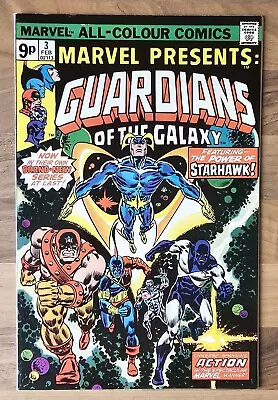 Buy MARVEL PRESENTS #3 1st Solo Guardians Of The Galaxy 1975  • 20£