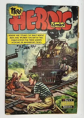 Buy Heroic Comics #52 (1949) GD/VG 3.0 Famous Funnies Golden Age Kiefer Cover • 11.65£